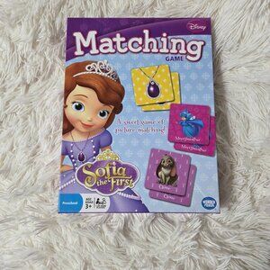 Sofia the First Picture Matching Game Disney Junior Preschool Game Night